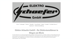 Desktop Screenshot of elektro-schaefer-gmbh.eu